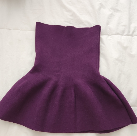 Zara Peplum Knit Top Size S - Picture 13 of 13